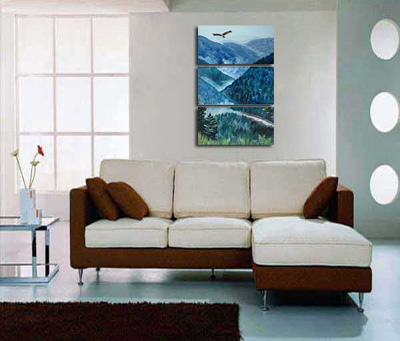 Above Blue Mountains in a room