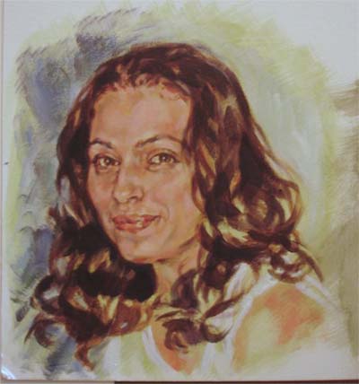 Cedar Lee\'s portrait, painted by Jocelyn