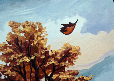 Falling Leaves Detail 2