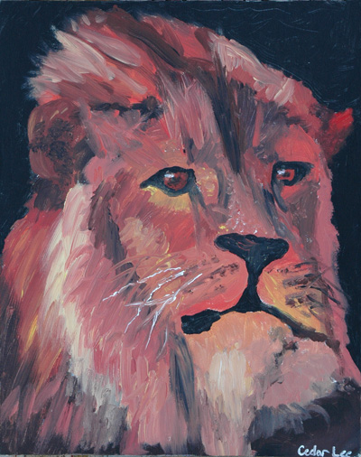 Early work by Cedar Lee: Lion