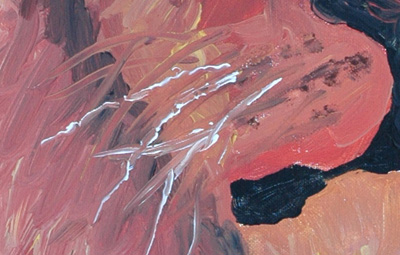 Early work by Cedar Lee: Lion: Detail 2