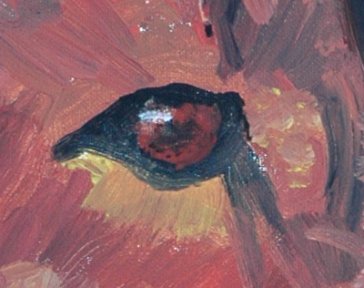 Early work by Cedar Lee: Lion: Detail 3