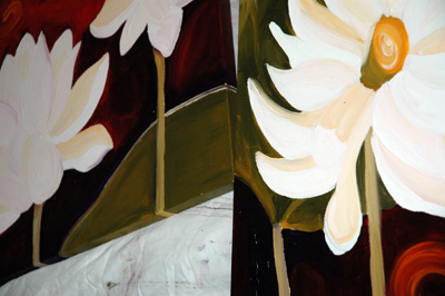 Lotus Art in Progress