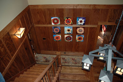 Sunflower Art in Collectors' Home