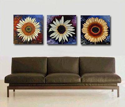 Sunflowers in Room