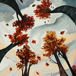 Filtered Light, 20 x 20", Oil on Canvas, © Cedar Lee, All Rights Reserved