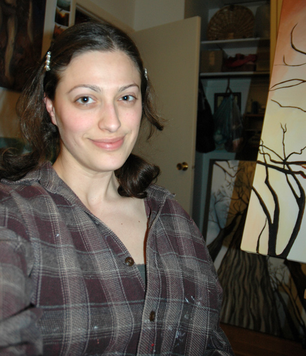 Artist Cedar Lee at age 24 Artist Cedar Lee at age 24