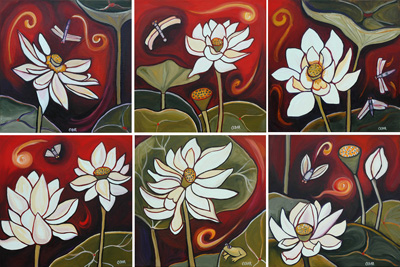 Lotus Art by Cedar Lee