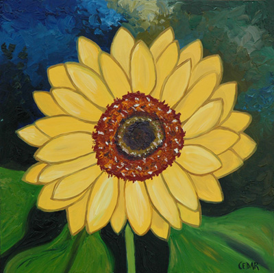 Sunflower Art: Prado Gold