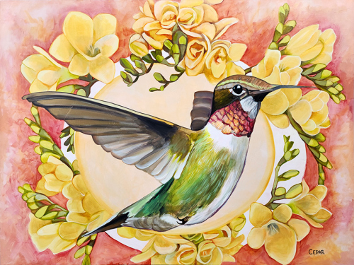 The Orphan. 36" x 48", Acrylic on Canvas, © 2023 Cedar Lee