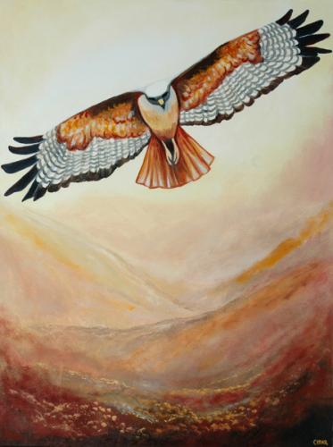 Soaring. 40" x 30", Oil on Canvas, © 2012 Cedar Lee