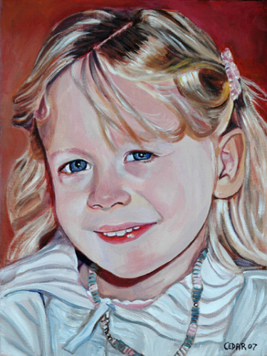 Kendra Taylor. 16" x 12", Acrylic on Canvas, © 2007 Cedar Lee