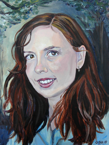 Kenna. 16" x 12", Acrylic on Canvas, © 2007 Cedar Lee