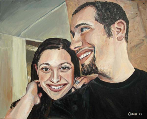 Second Honeymoon. 16" x 20", Acrylic on Canvas, © 2005 Cedar Lee
