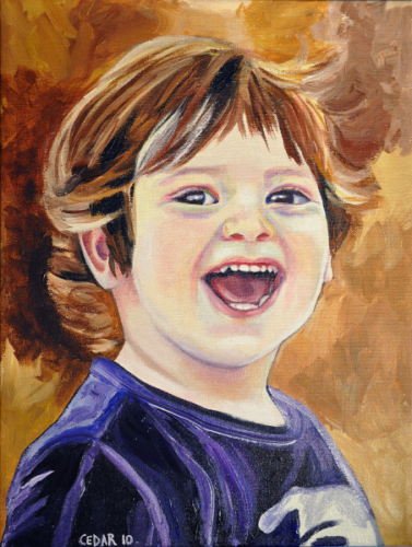 Tristan. 16" x 12", Acrylic on Canvas, © 2010 Cedar Lee