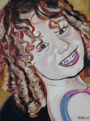 Zoe. 16" x 12", Acrylic on Canvas, © 2007 Cedar Lee