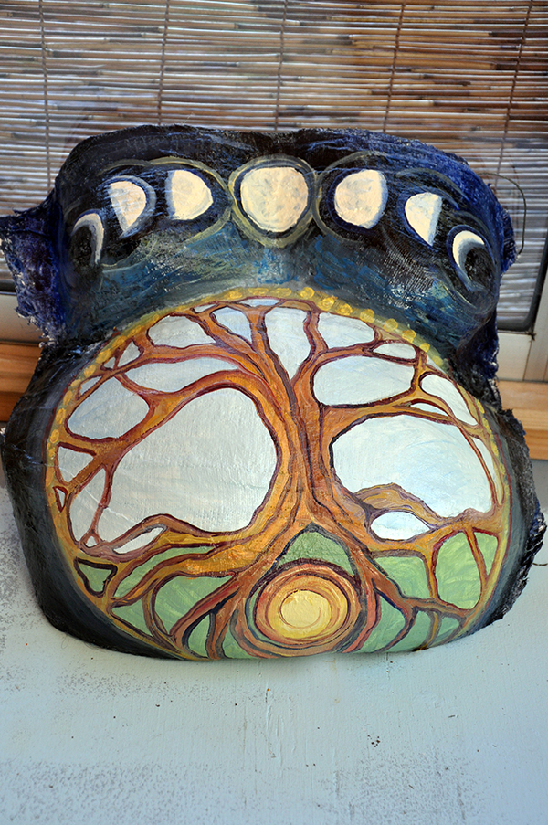Belly cast painted by Cedar Lee