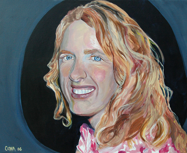 Ellie. 16" x 20", Acrylic on Canvas, © 2006 Cedar Lee