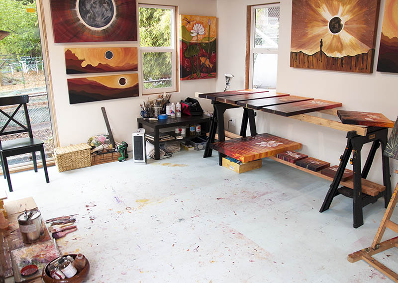 Art studio of Cedar Lee