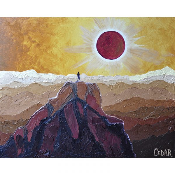 Eclipse at the Top of the World