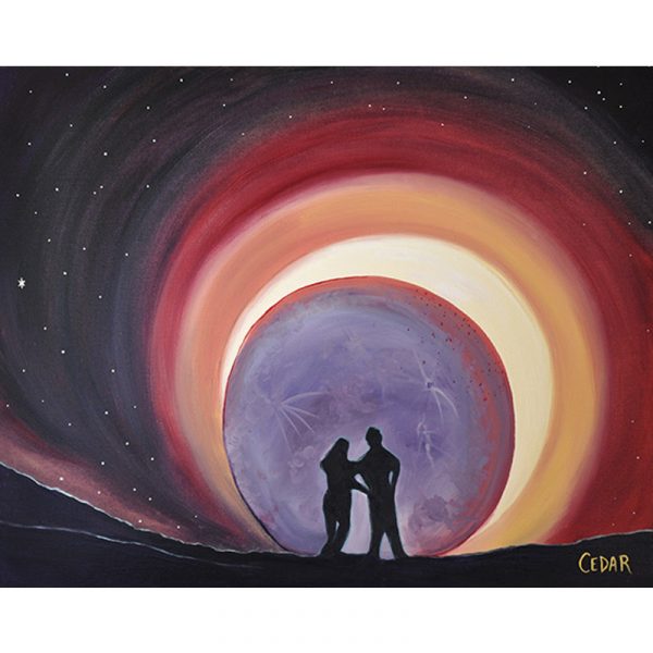 Eclipse Love. 24" x 30"