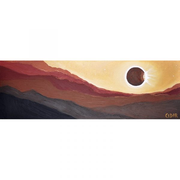 Eclipse Over Red Hills