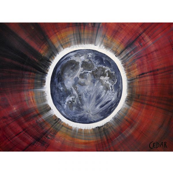 The Big Eclipse. 30" x 40"