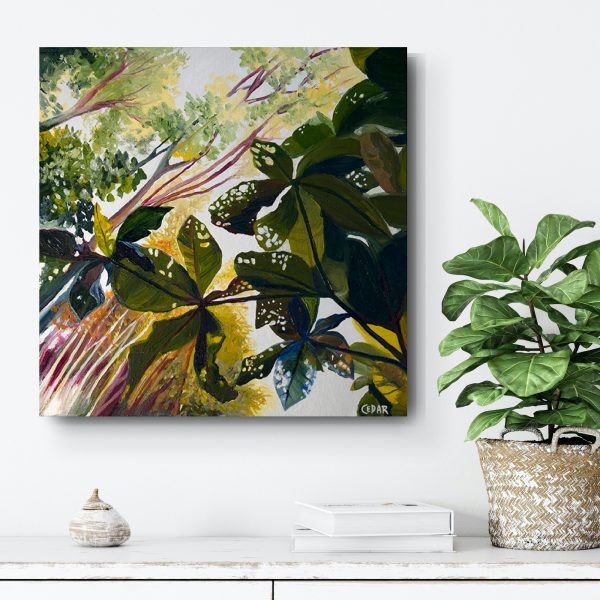 Jungle Lace: Original 16" x 16"