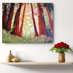 Sunshine Forest Art Print