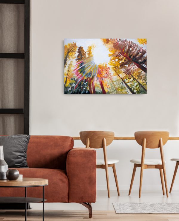 Happy Sky: Original 24" x 36"