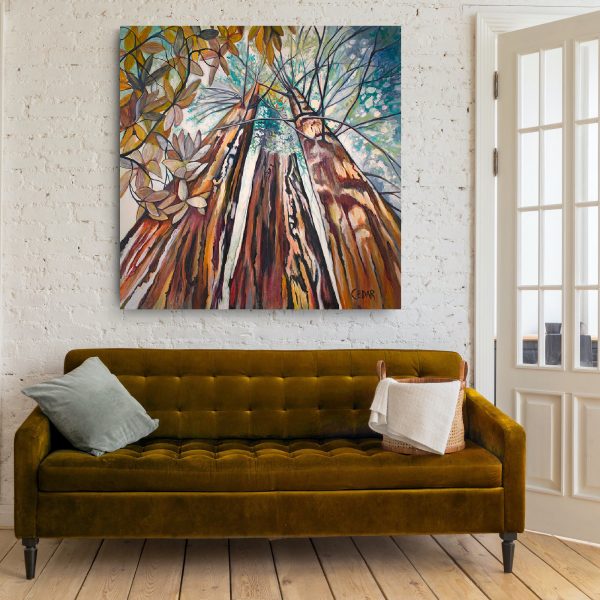 Mighty Triad: Original 48" x 48"