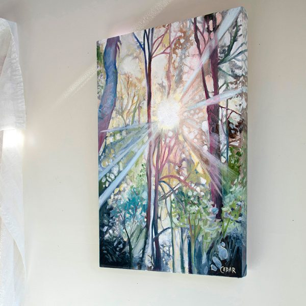 Gentle Sunbeams: Original 30" x 20"