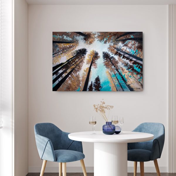 Blue Skies Ahead: Original 24" x 36"