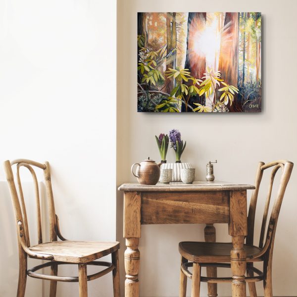 Wild Rhododendron: Original 24" x 30"