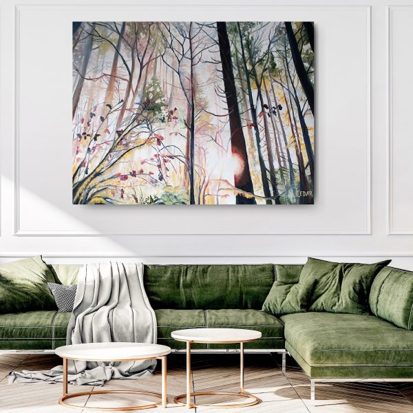 Wild Wood Forest Art Print