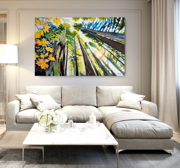 Emerging Autumn: Original 48" x 72"