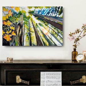 Emerging Autumn Forest Art Print