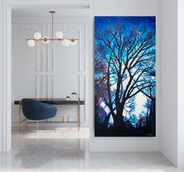 Vivid Evening: Original 60" x 30"