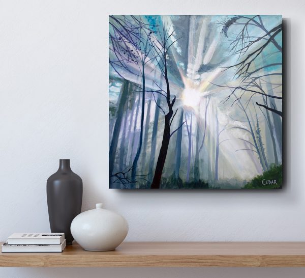 Blue Mist: Original 30" x 30"