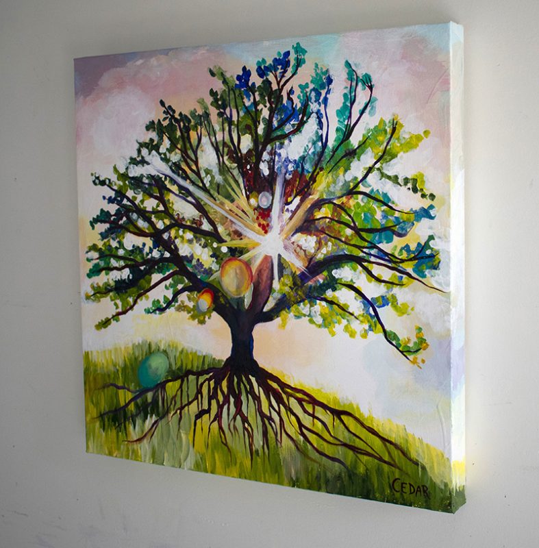 Beautiful Simple Tree Painting Ideas for Beginners, Easy Tree Painting –