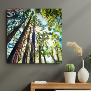 Under Giants Forest Art Print
