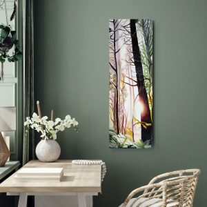 Wild Wood Sun Art Print