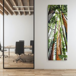 Tall Green Woods Art Print