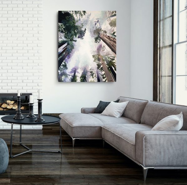 Damnation Creek Trail: Original 50" x 40"