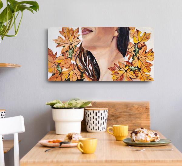 Fall Gratitude: Original 18" x 36"