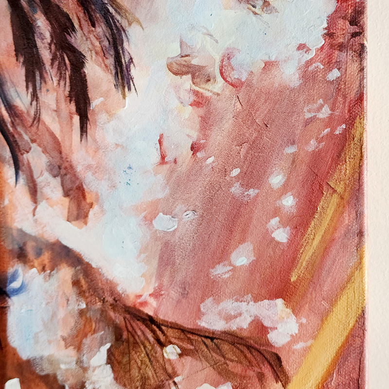 Close-up detail: Paintings for home and office by Portland Oregon Artist Cedar Lee