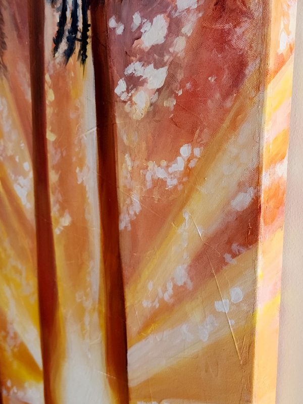 Close-up detail: Paintings for home and office by Portland Oregon Artist Cedar Lee