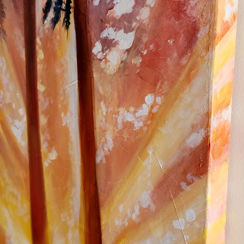 Close-up detail: Paintings for home and office by Portland Oregon Artist Cedar Lee