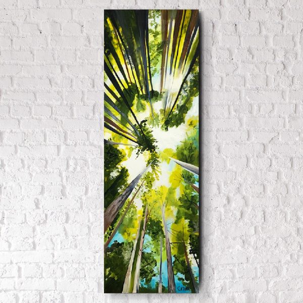 Convergence in the Sky: Original 36" x 12"