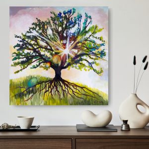 The Love Oak Art Print